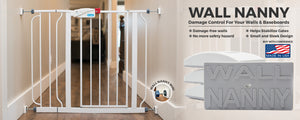 Wall Nanny banner ad - baby gate wall cups